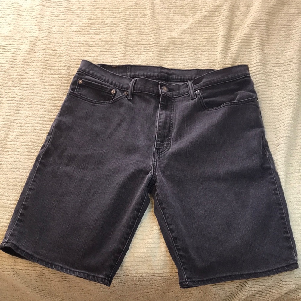 Levi’s Jean Shorts. Mens size 36. Faded Black.